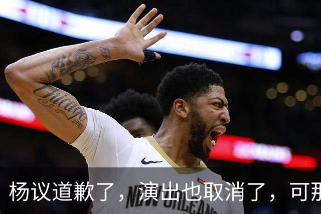 杨议道歉了，演出也取消了，可那句，“误会”，什么都没解决