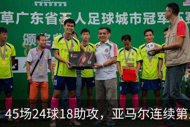 45场24球18助攻，亚马尔连续第三次捧起科帕奖